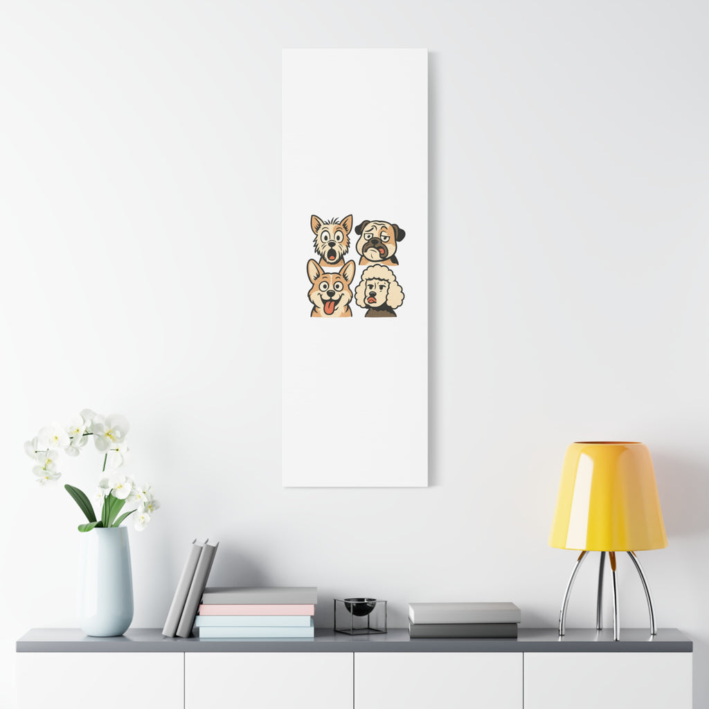 Canvas Print - Dog Faces Wall Art