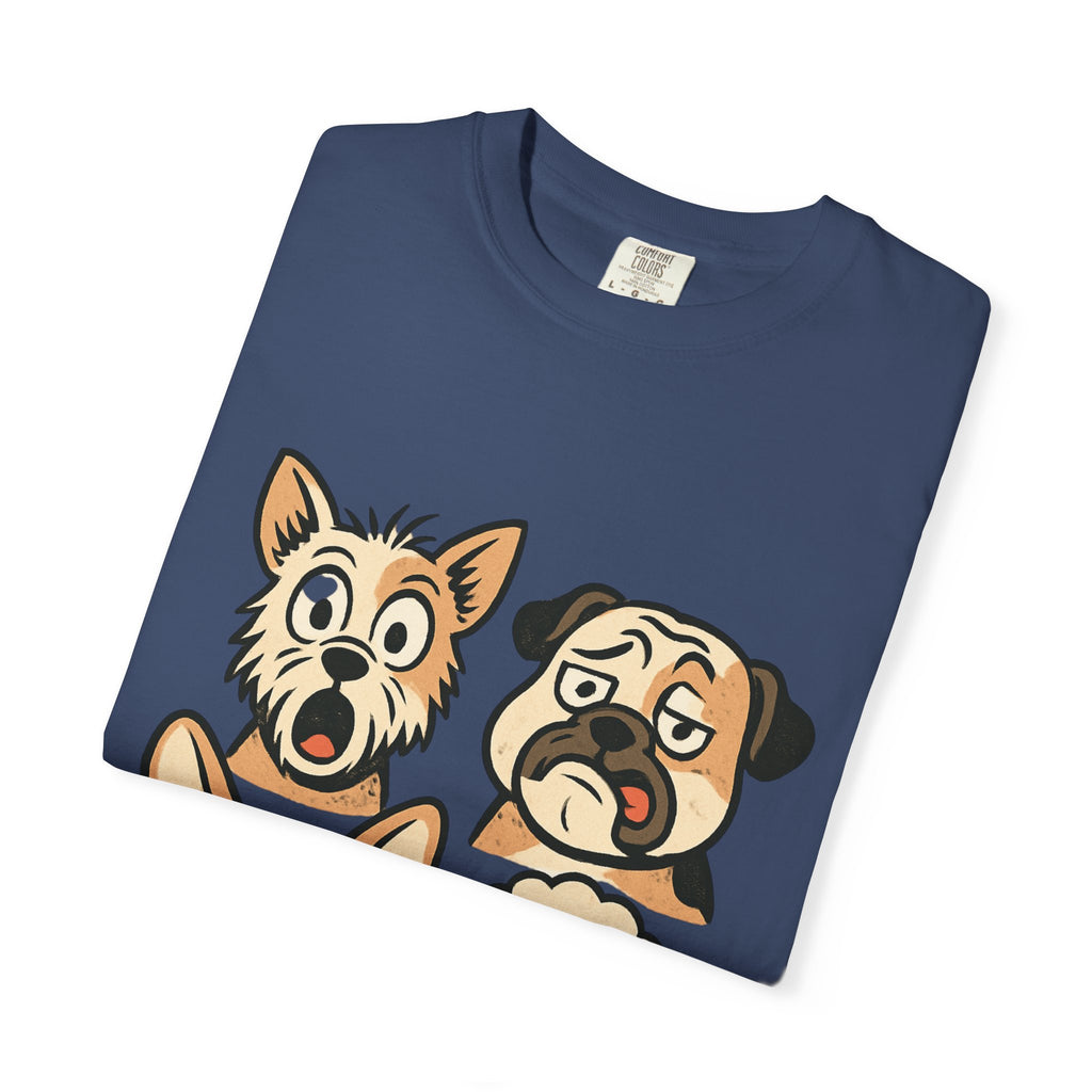 Cartoon Dog Faces T-Shirt