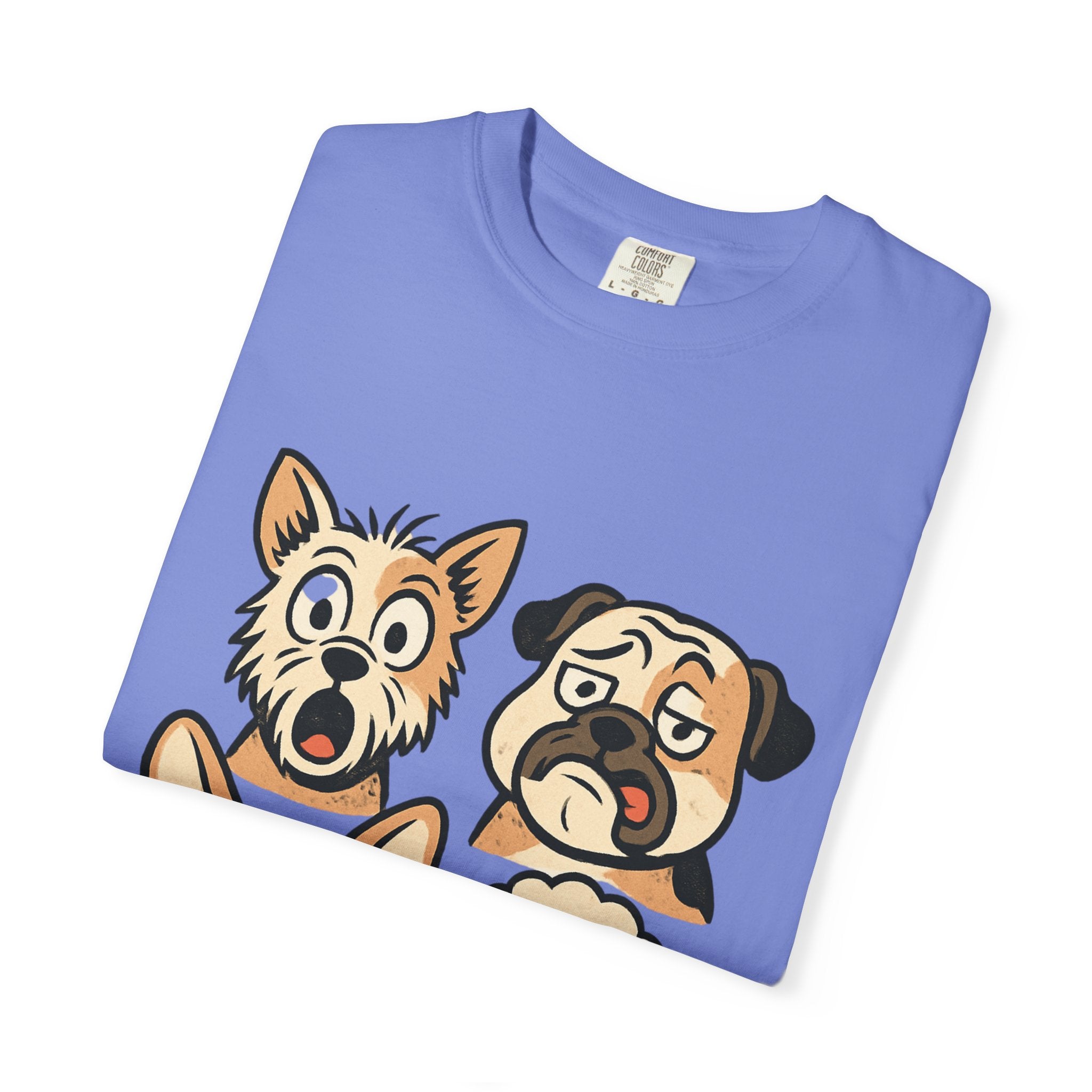 Cartoon Dog Faces T-Shirt