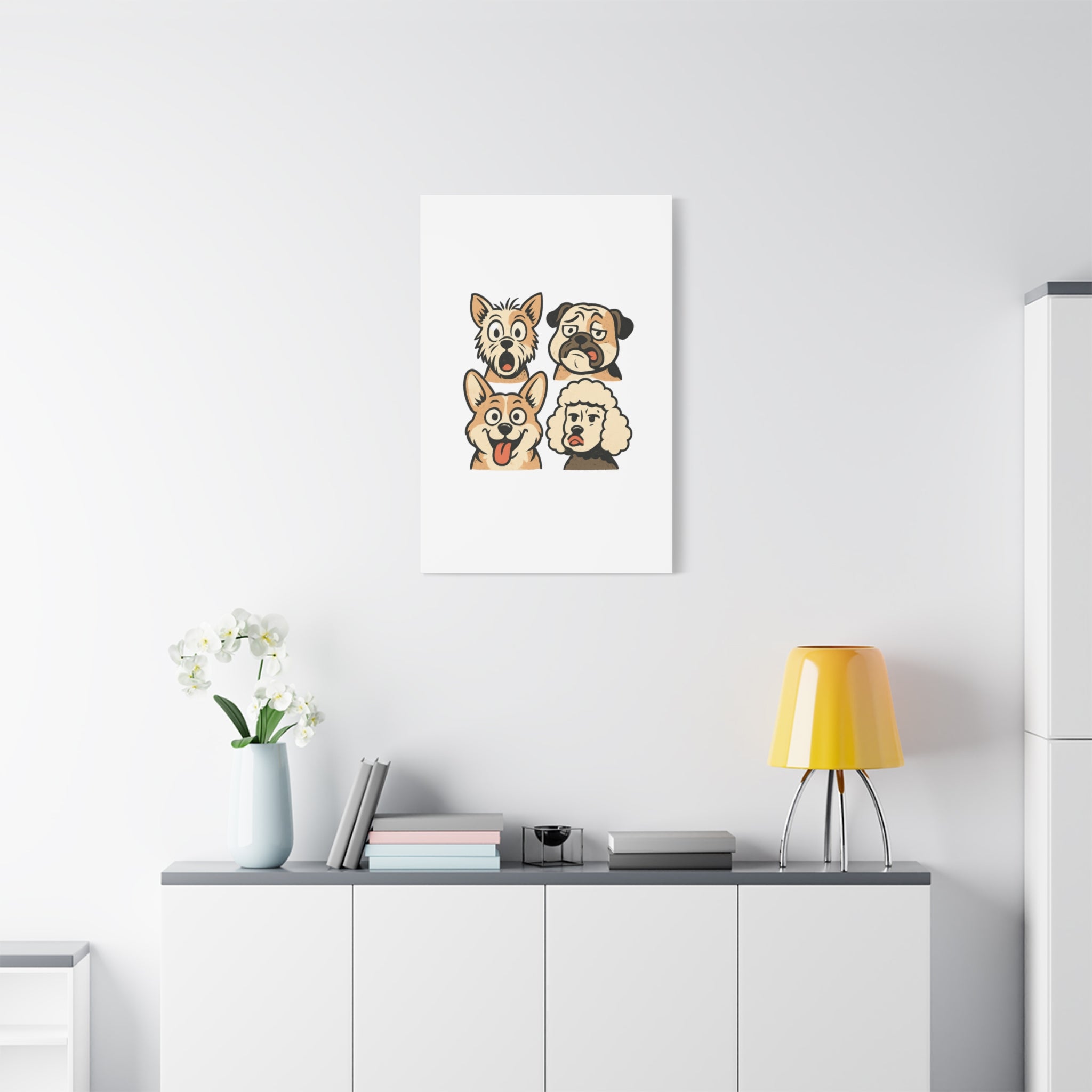 Canvas Print - Dog Faces Wall Art