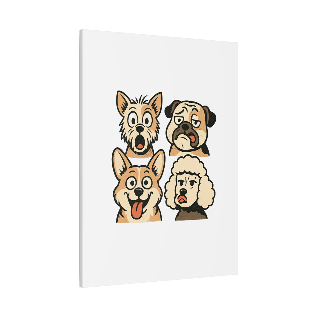 Canvas Print - Dog Faces Wall Art