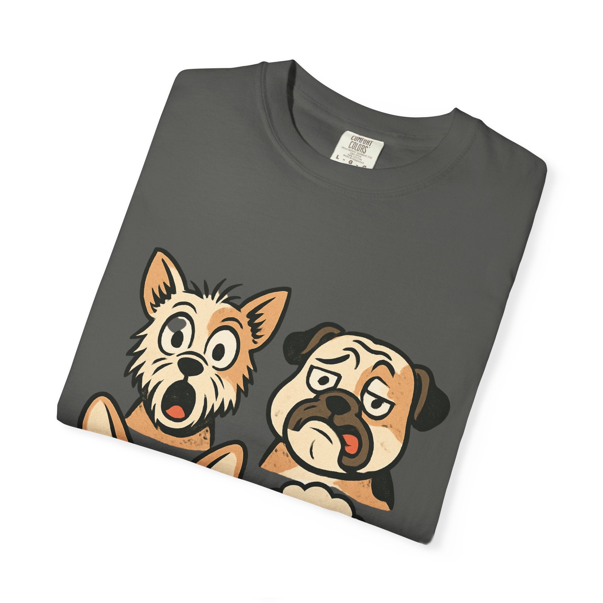 Cartoon Dog Faces T-Shirt