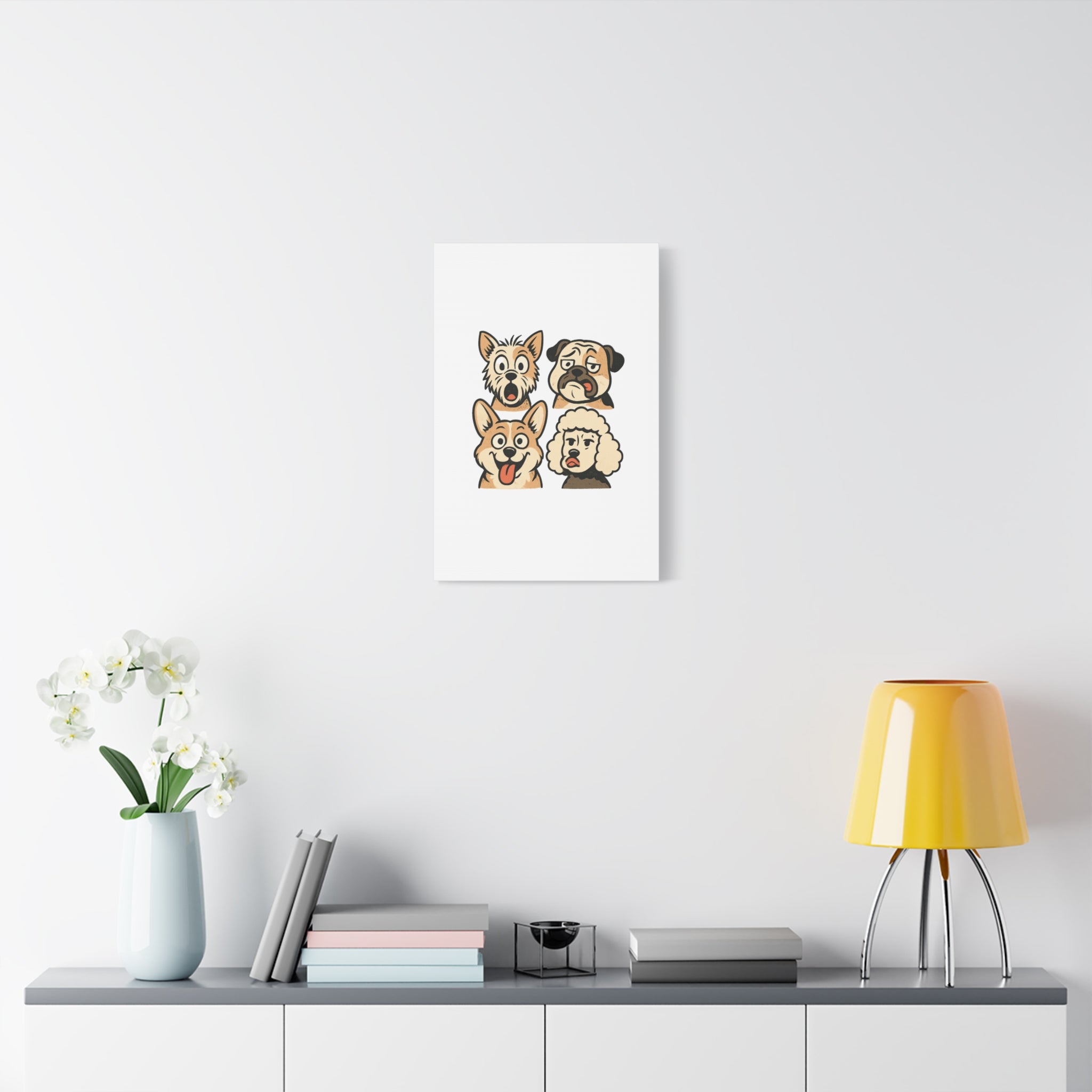 Canvas Print - Dog Faces Wall Art