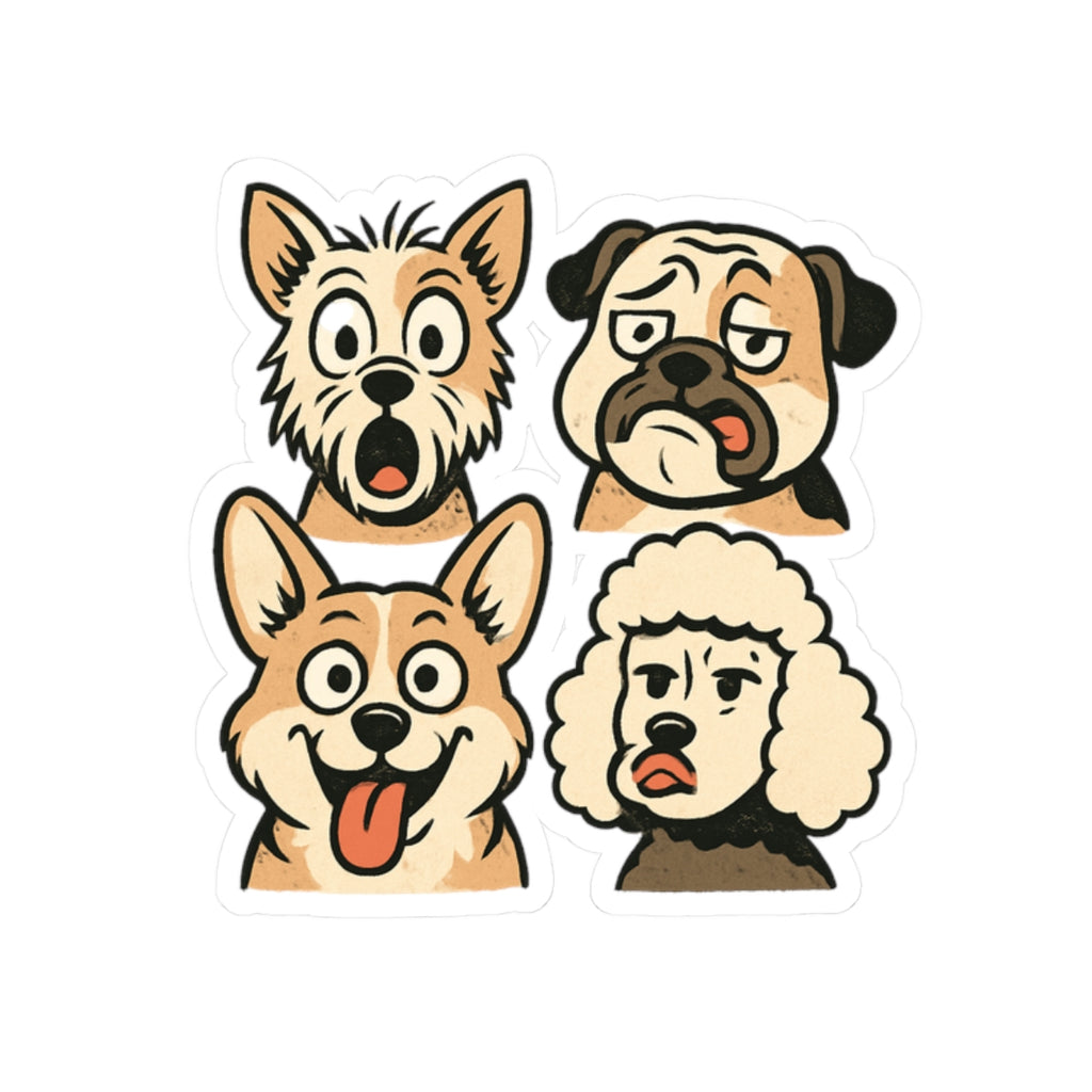 Dog Face Sticker Pack