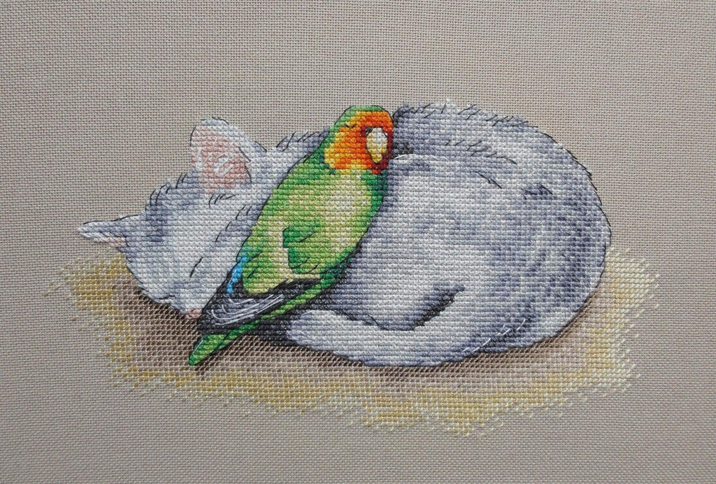 Cross stitch pattern PDF for instant download Digital counted cross stitch chart DMC Cross stitch design, St. Valentine's Day, Pets Love Hug